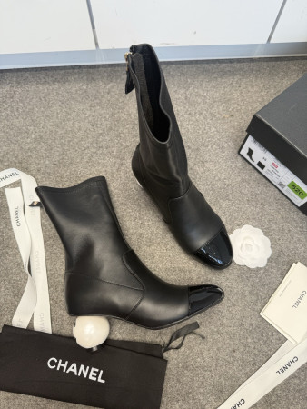 UA Chanel Mid-Calf Boots 6.5cm Heel