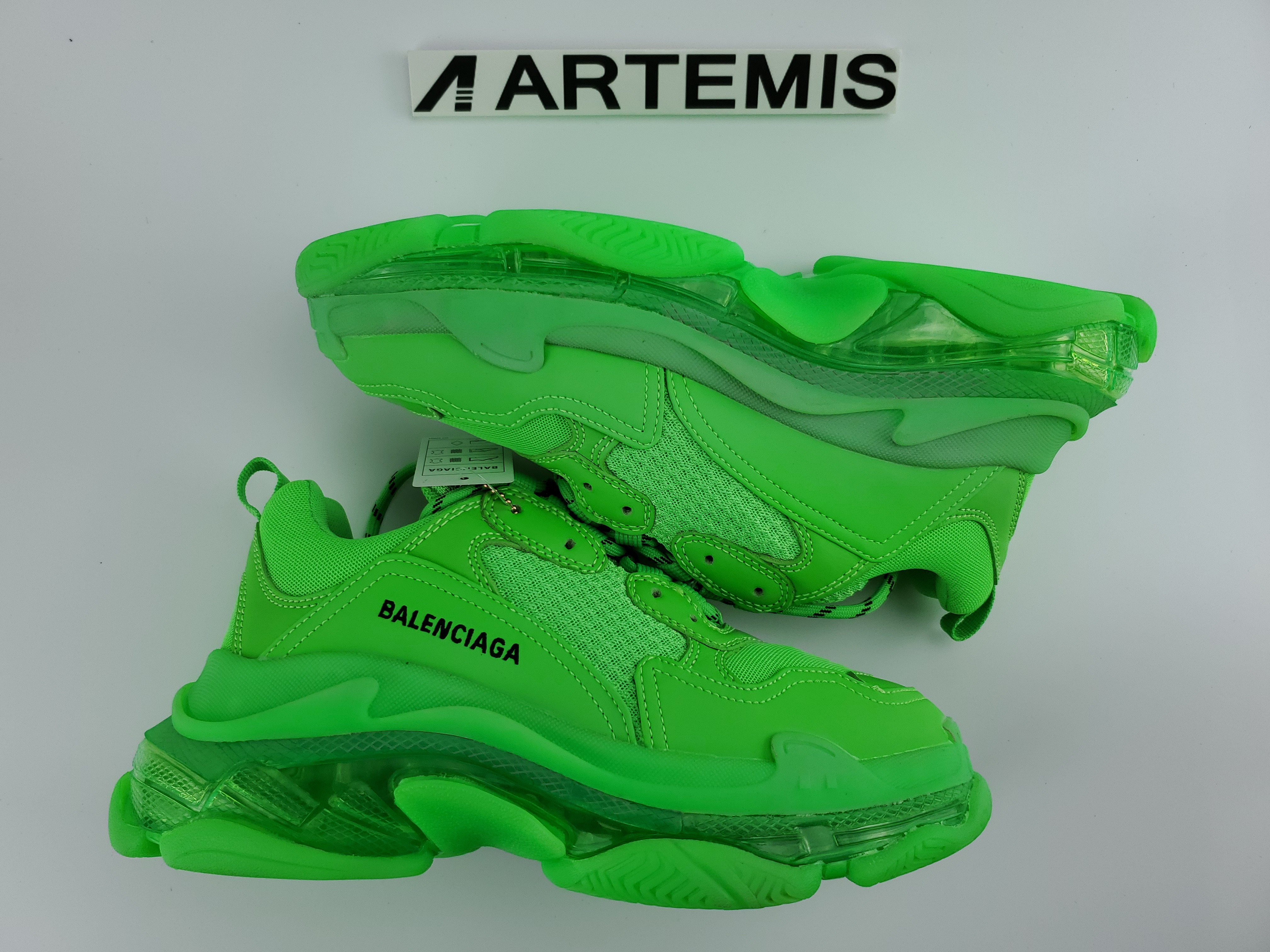 Balenciga Triple S Neon Green