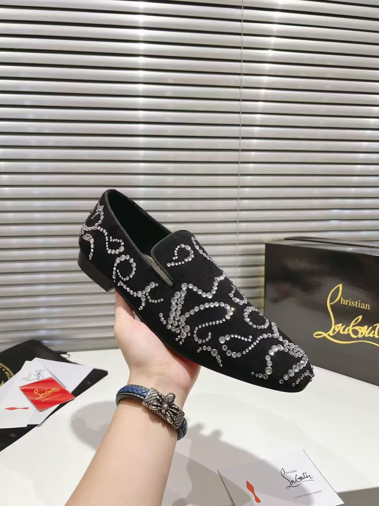 UA CHRISTIAN LOUBOUTIN LOAFERS