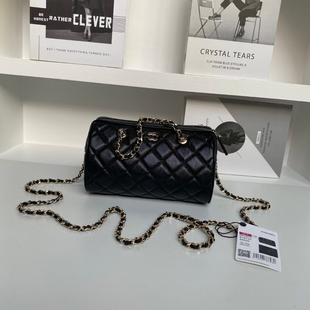 Chanel 25P Caviar Microchip Ap4515 11.5×18.5×11cm