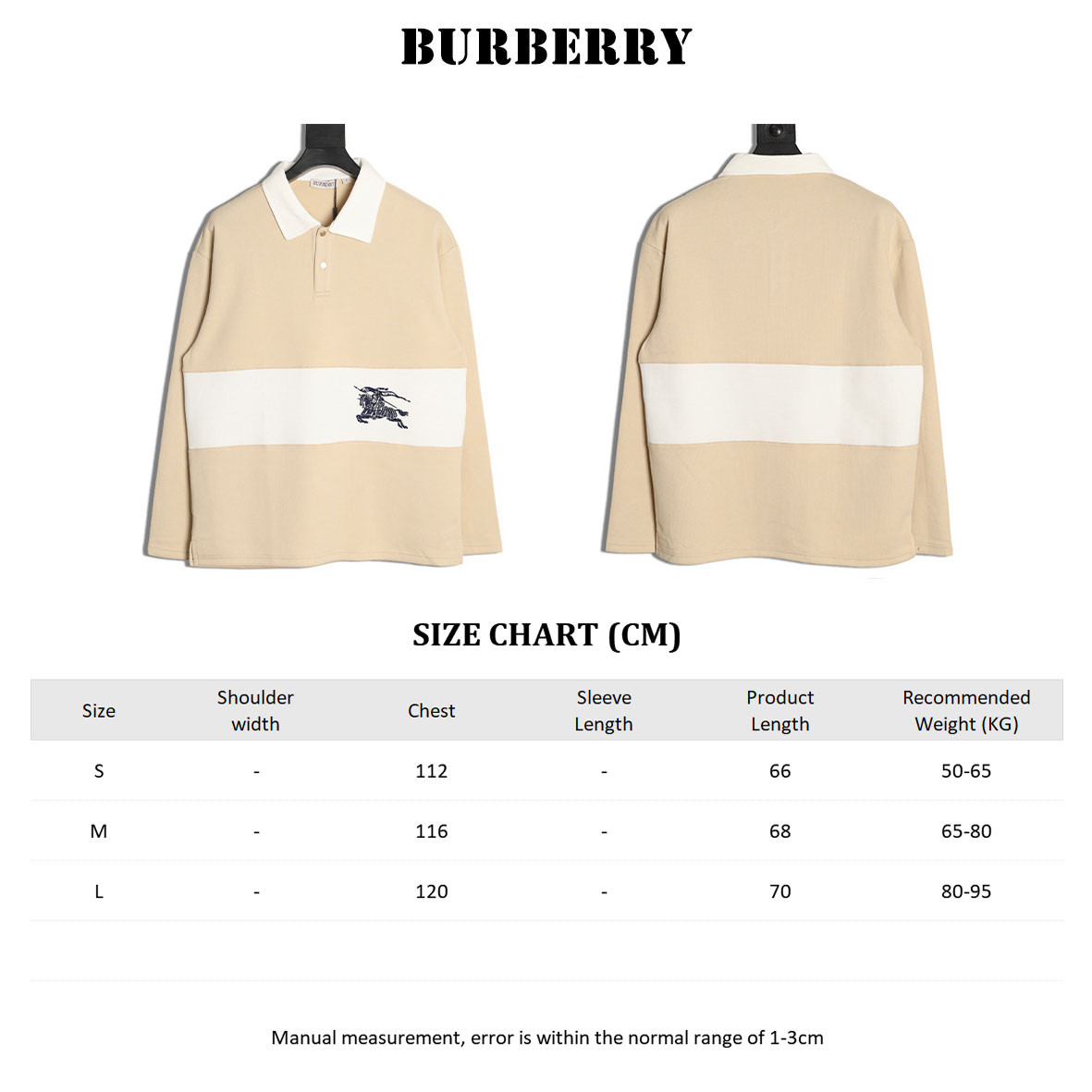 Burberry Long-sleeved Polo Shirt