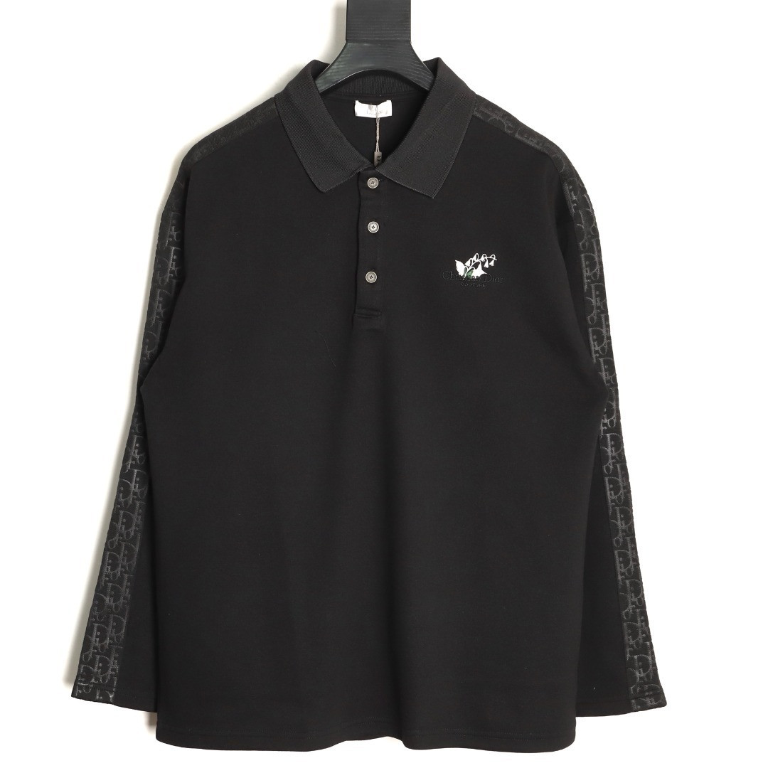 DIOR Long-sleeved Polo Shirt