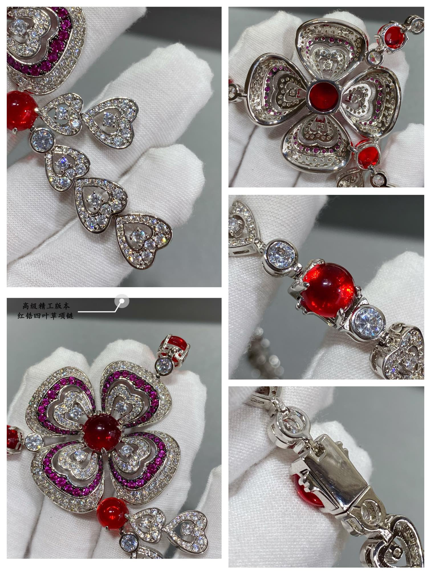 Bvlgari Four Leaf Clover Necklace(No refund or exchange)