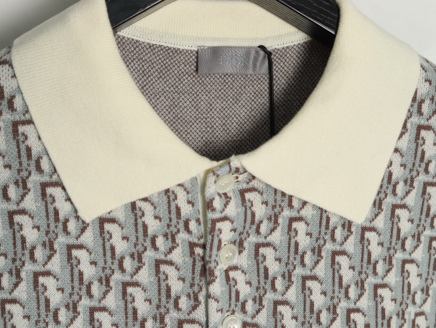 Dior knitting Short-sleeved Polo shirt