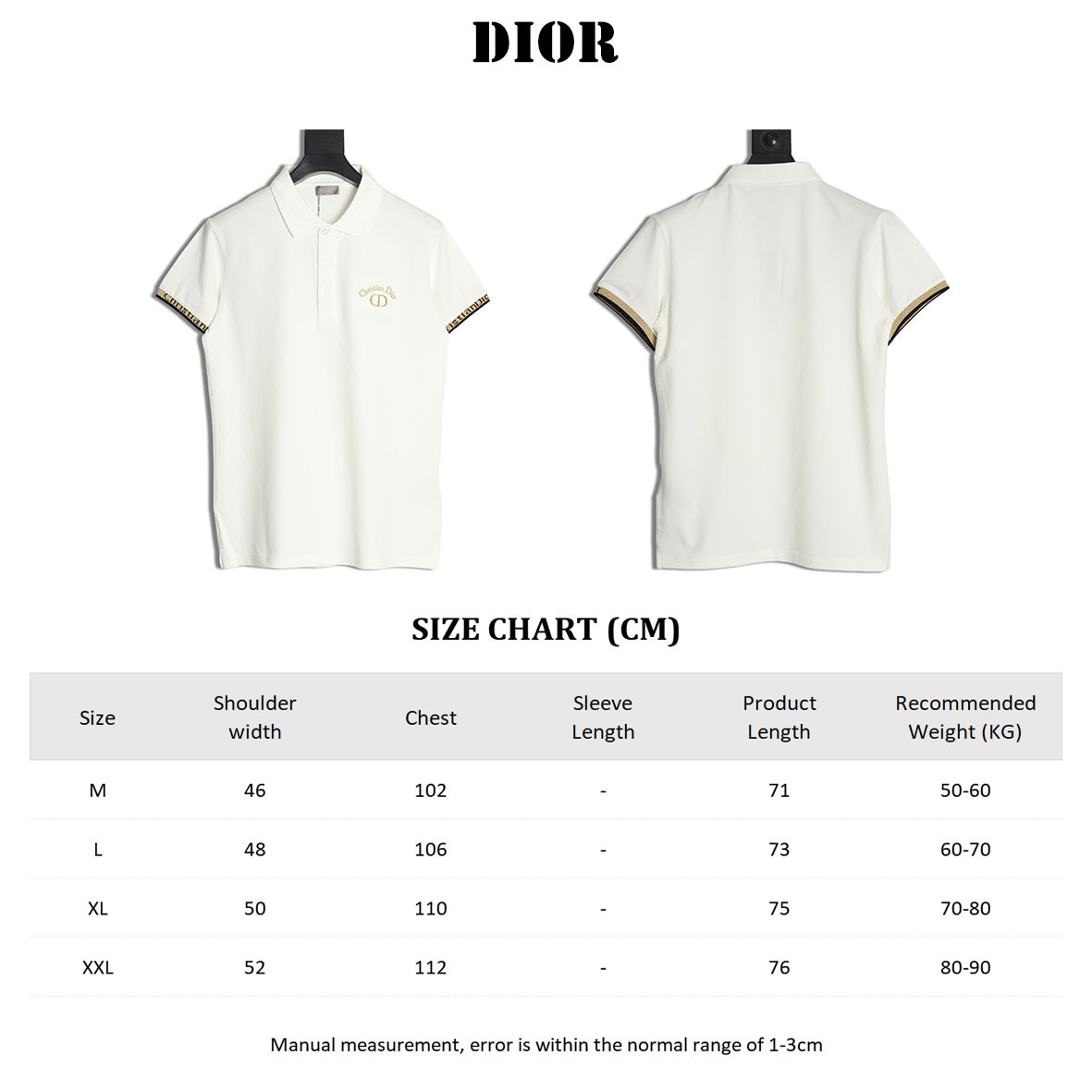 Dior 25ss Short-sleeved Polo shirt