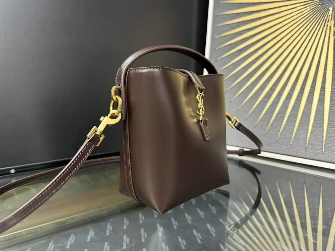 YSL LE 37 Mini (Shiny Leather) 15x13x6cm