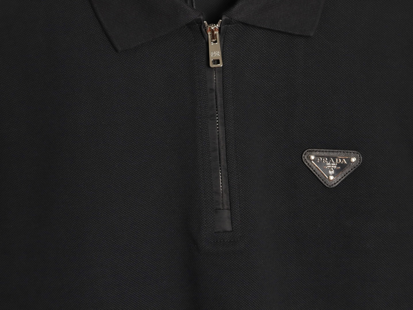Prada Long-sleeved Polo Shirt