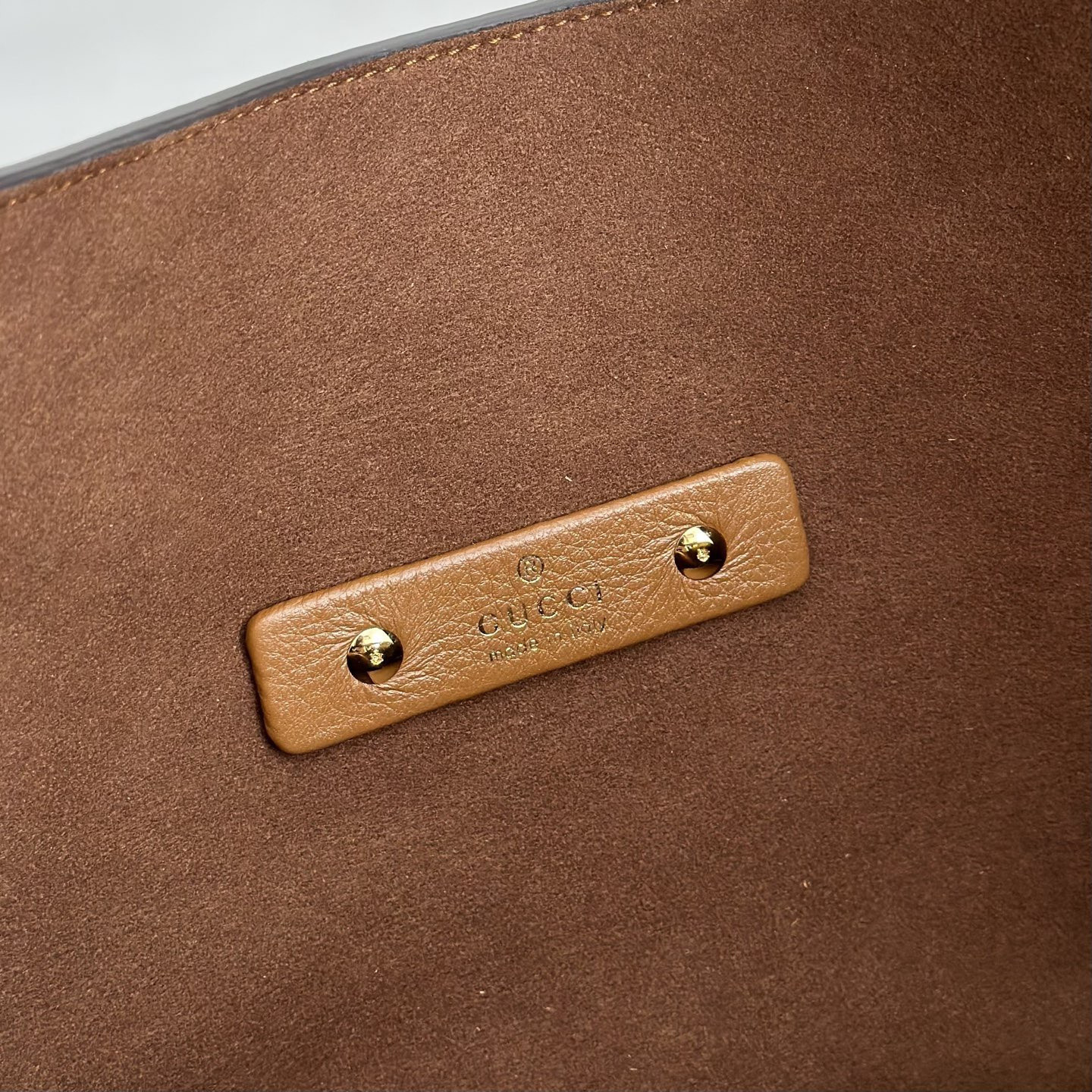 Gucci Softbit Maxi Shoulder Bag Brown Leather 46x26x16cm