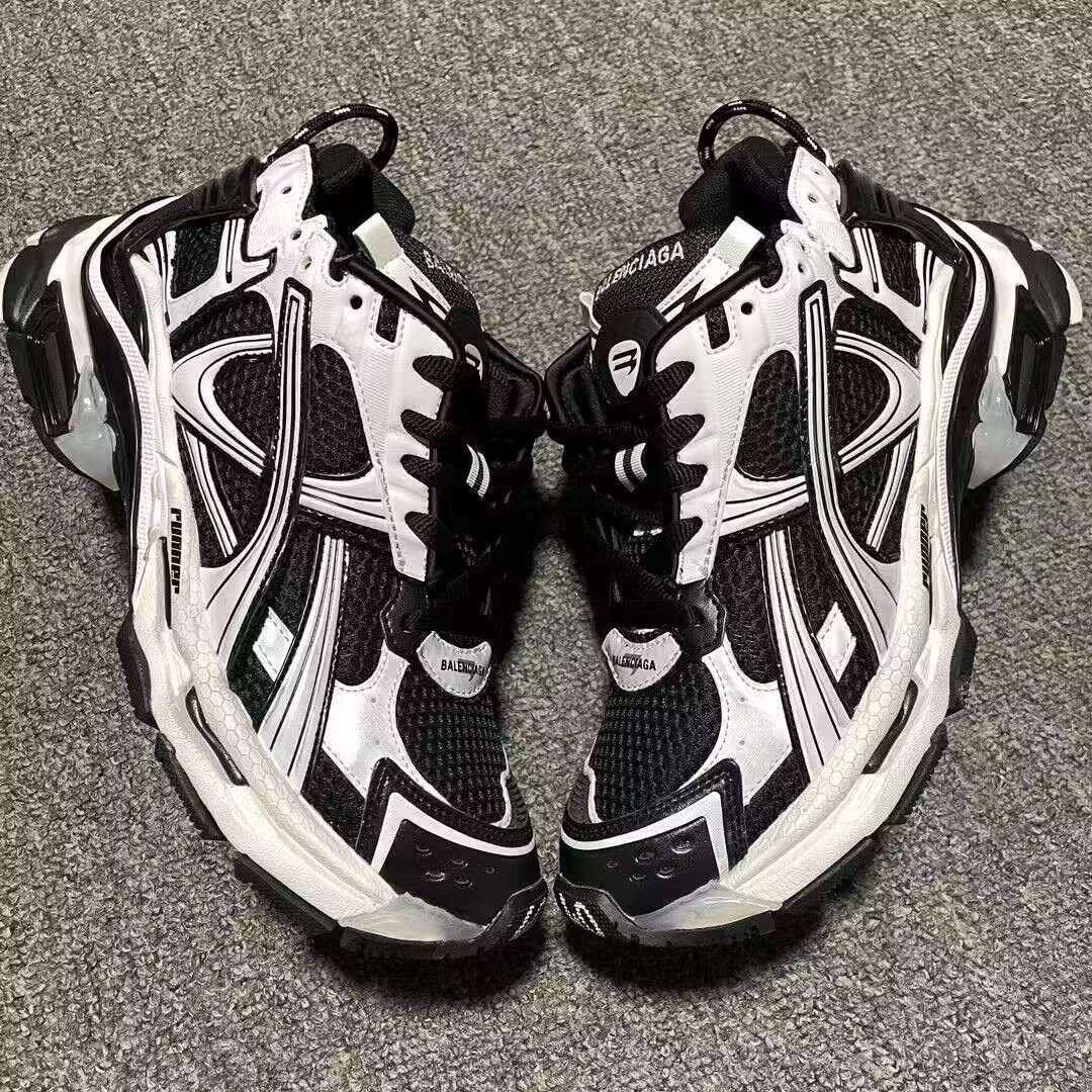 UA Balenciaga Runner Sneaker in White