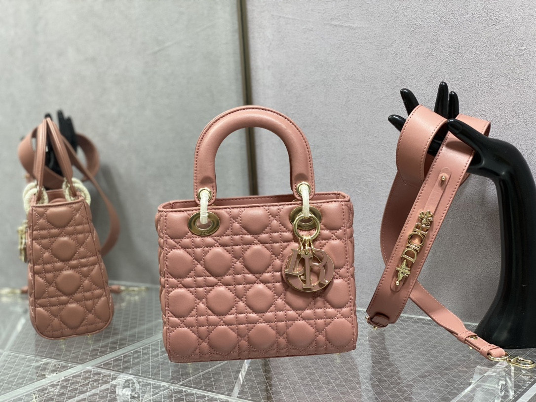 Small Lady DIORAMOUR My ABCDior Bag 8 x 6.5 x 3 inches