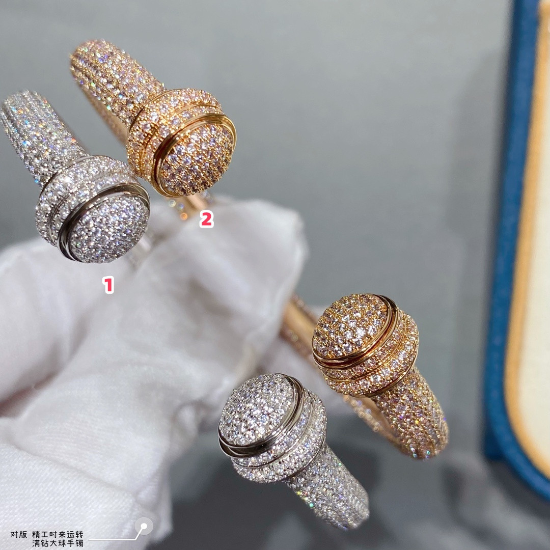 Piaget fully diamond-encrusted large ball Bracelet