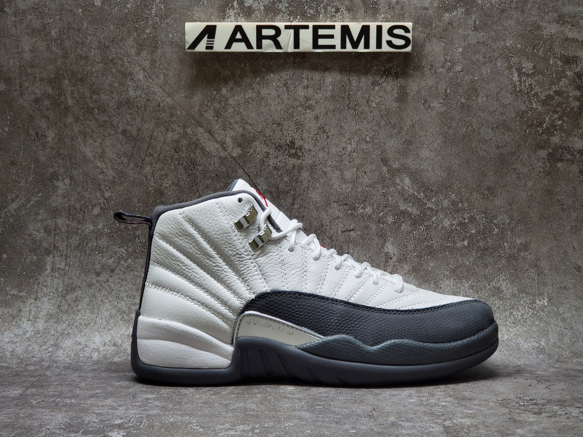 Air Jordan 12 Retro White Dark Grey