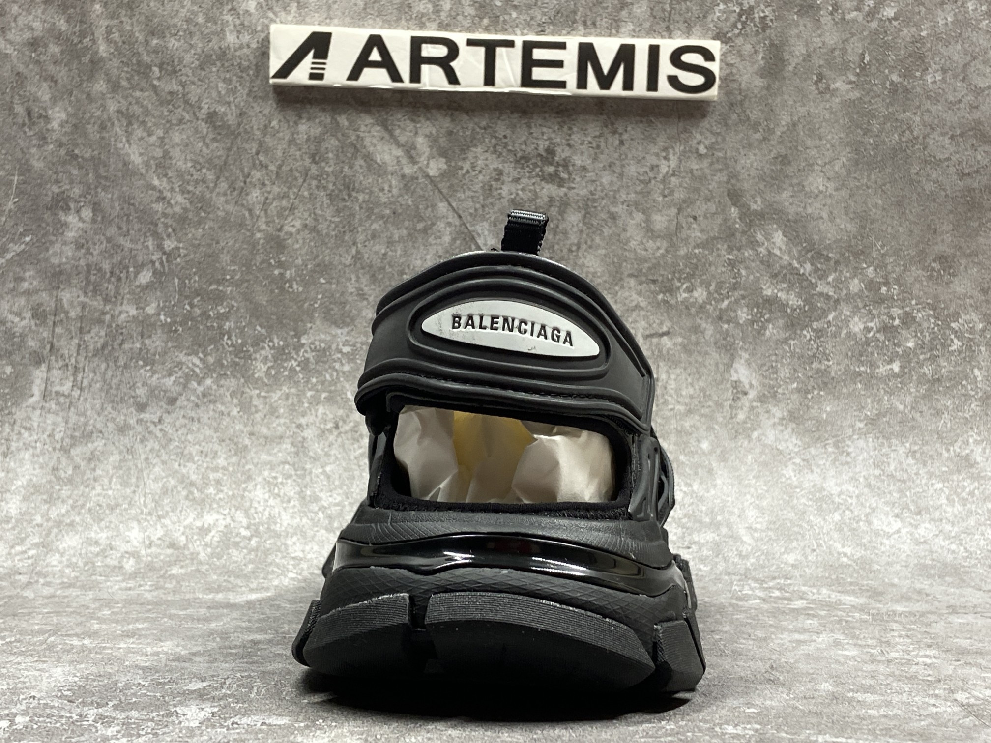 Balenciga Track Sandal Black