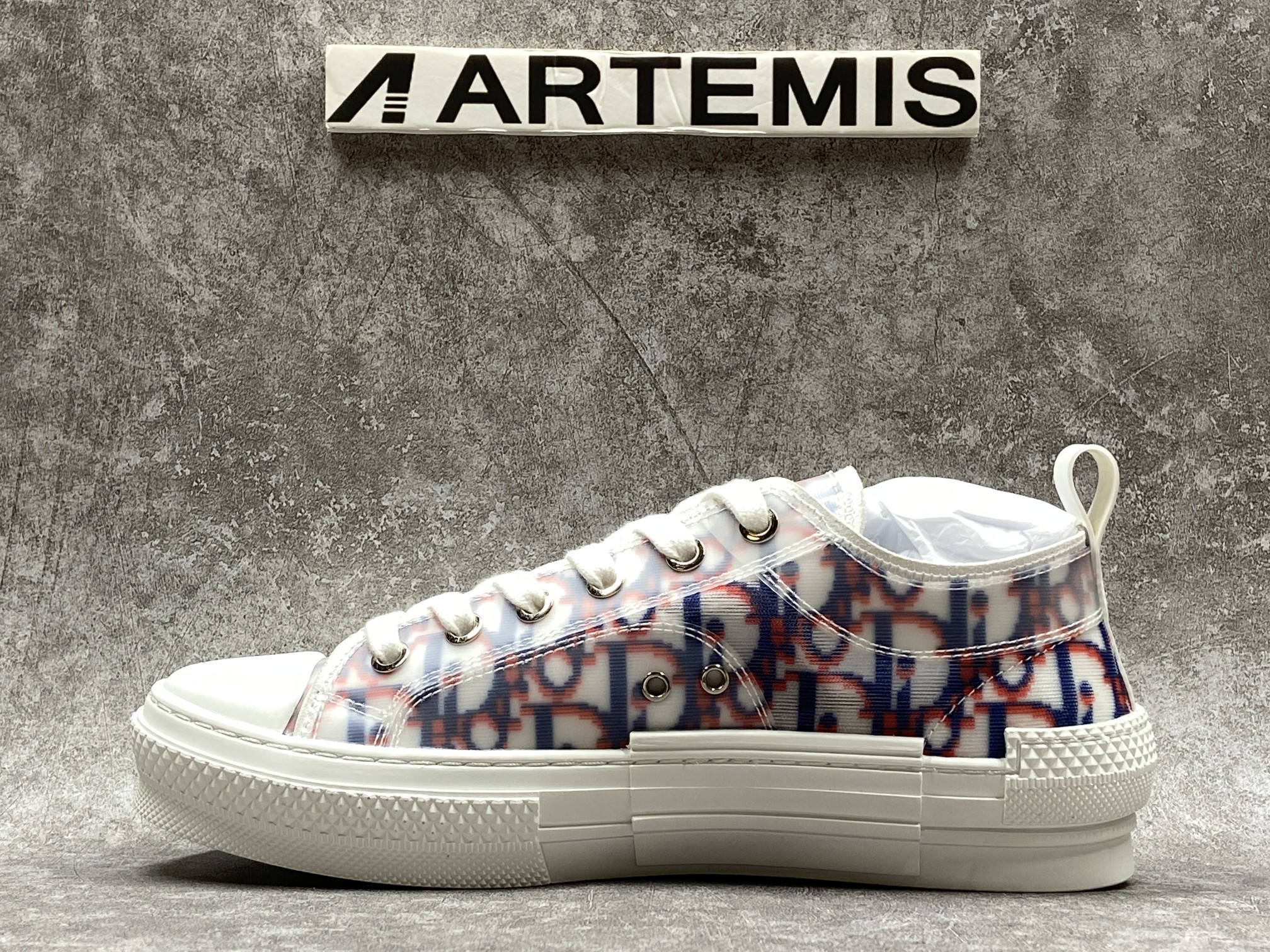 Dior B23 Low Top Red Blue Oblique