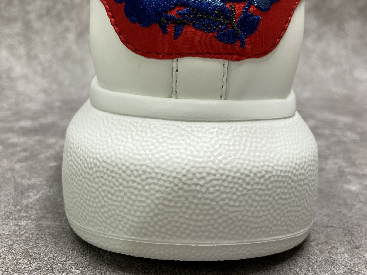 Alexander McQueen Oversized Embroidery Red