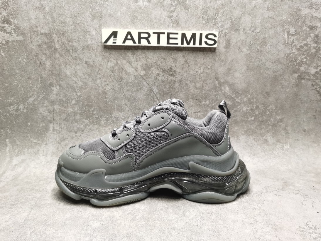 Balenciga Triple S Clear Sole Grey