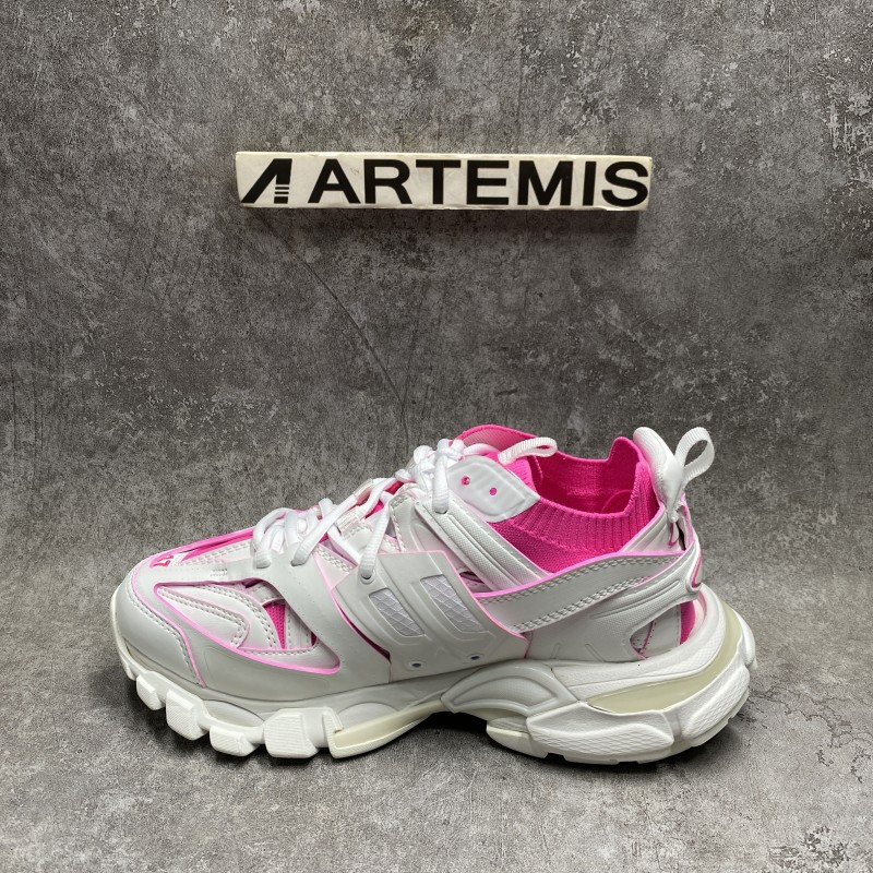 Balenciaga TRACK  SOCK White Pink