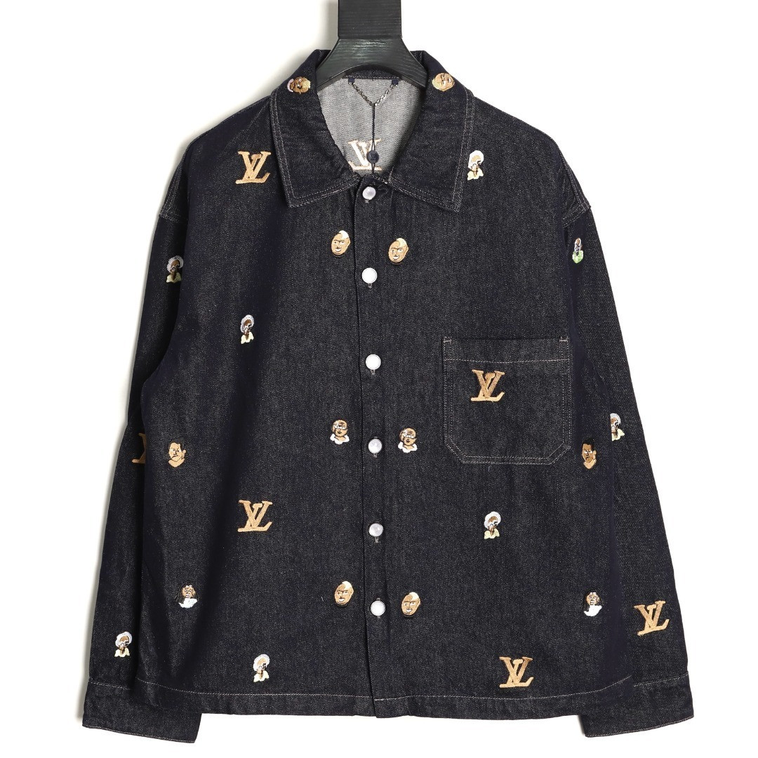 Louis Vuitton LV Denim Coats Suit