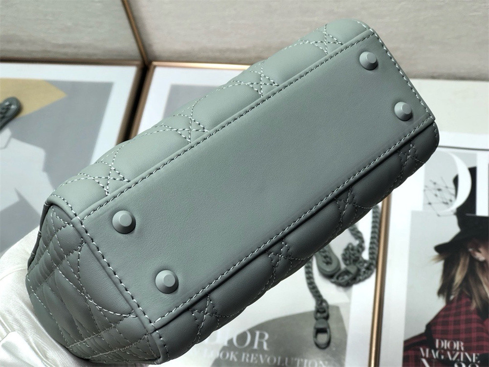 Mini Lady Dior Bag 6.5 x 6 x 3 inches