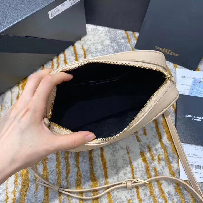 YSL LOU Camera bag in quilted leather