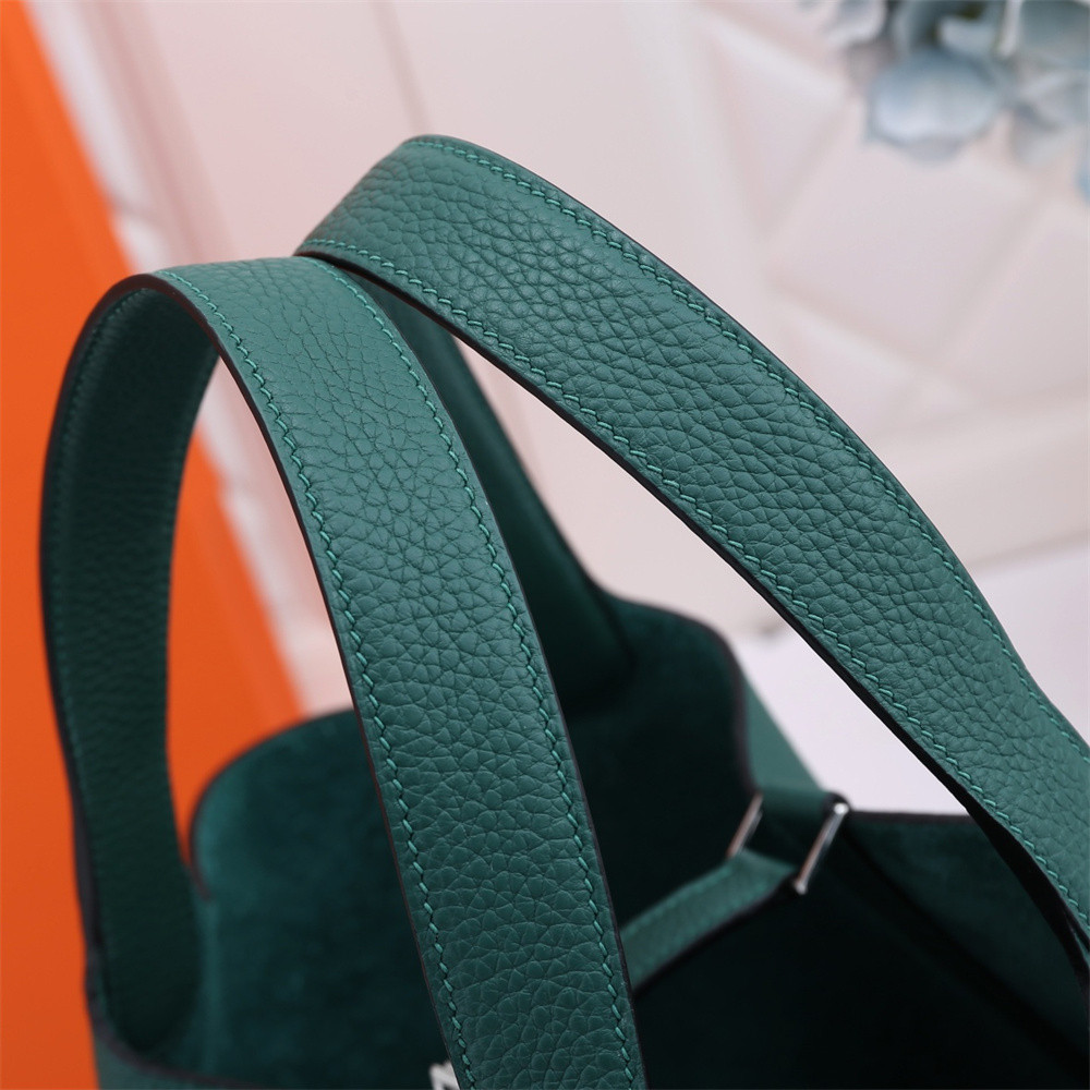 Hermès Picotin 18cm peacock green without original box