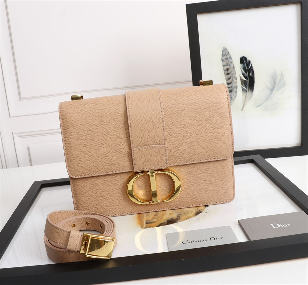 DIOR 30 MONTAIGNE CHAIN BAG Grained Pink