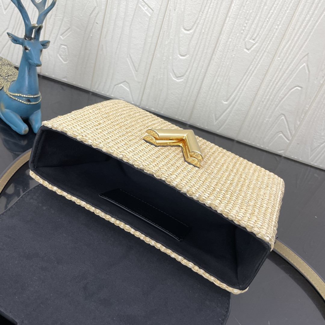 LOUIS VUITTON GO-14 MM Black 9.1 x 6.3 x 3.9 inches