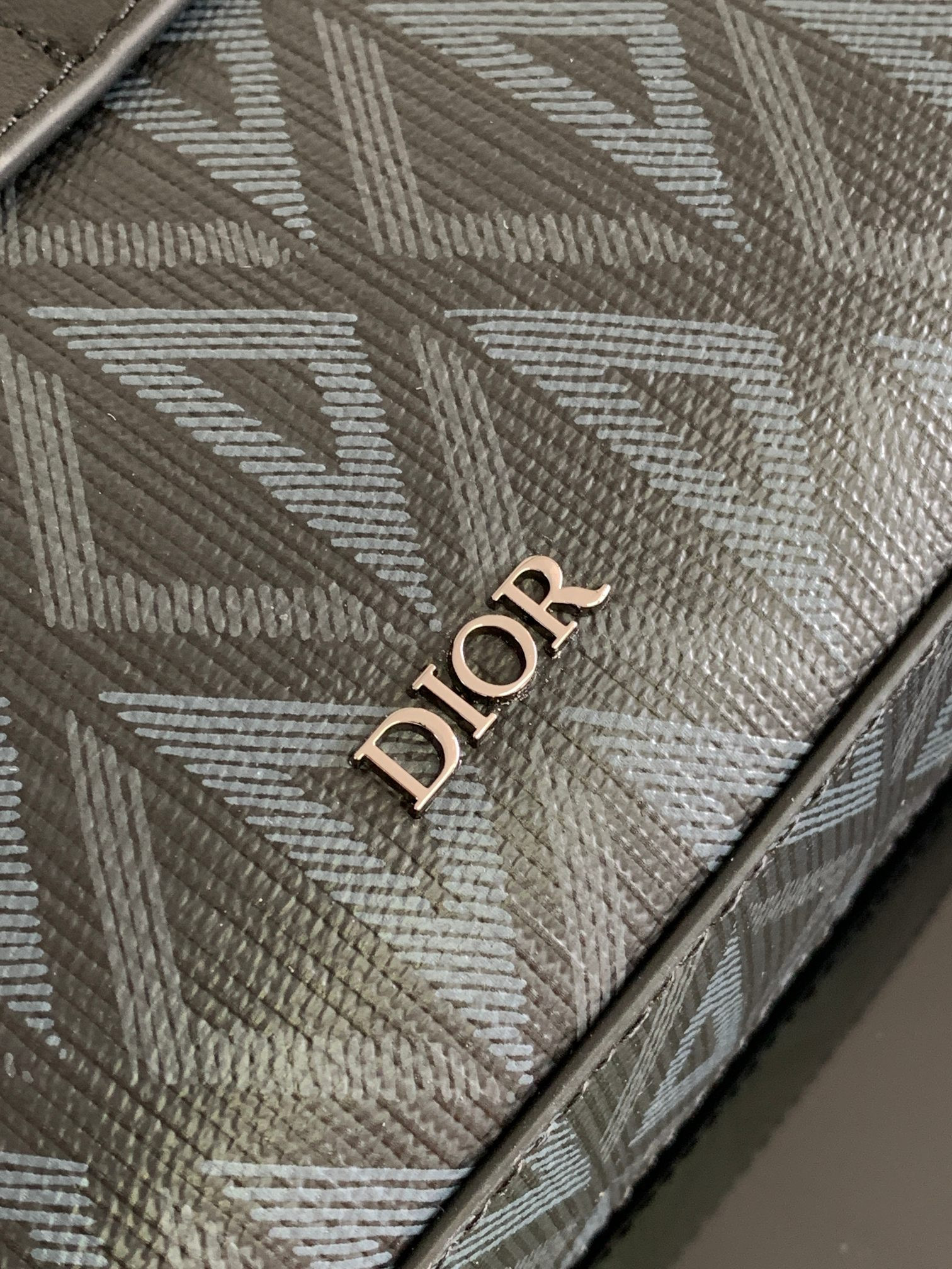 DIOR Safari Bag with Strap Navy 8.5 x 6 x 2.5 inches