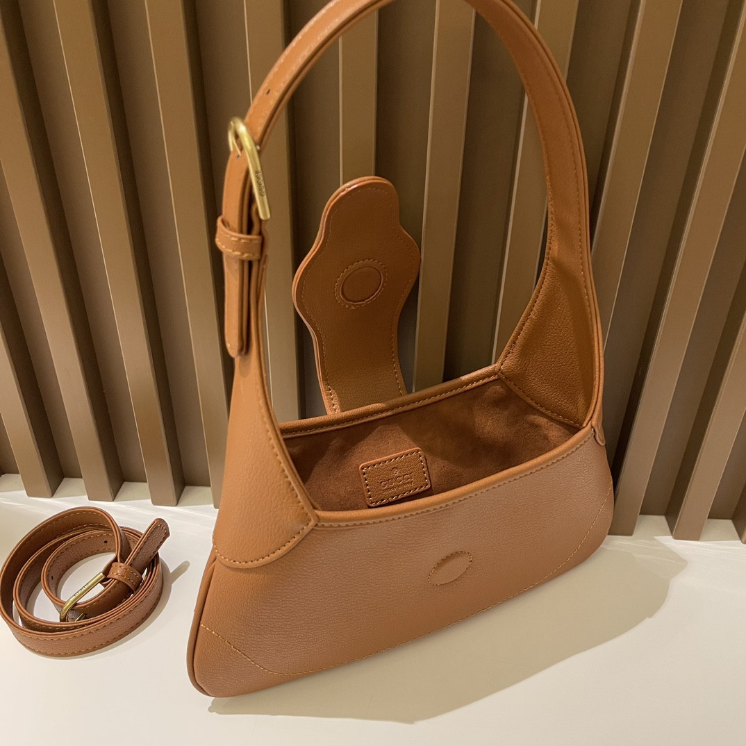 GUCCI APHRODITE SHOULDER BAG BROWN 27 X 13.5 X 2 cm