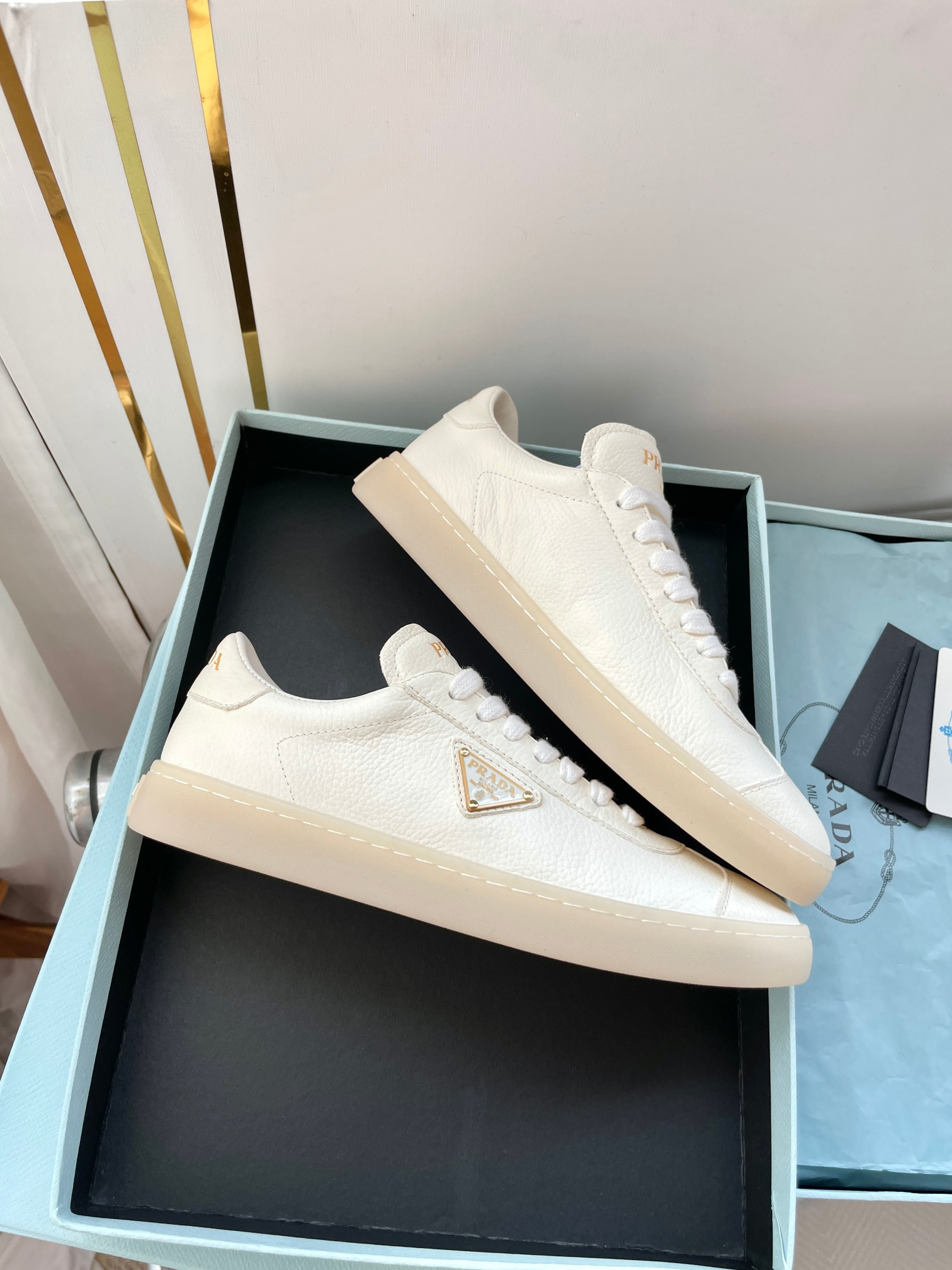 UA Prada Downtown nappa leather sneakers