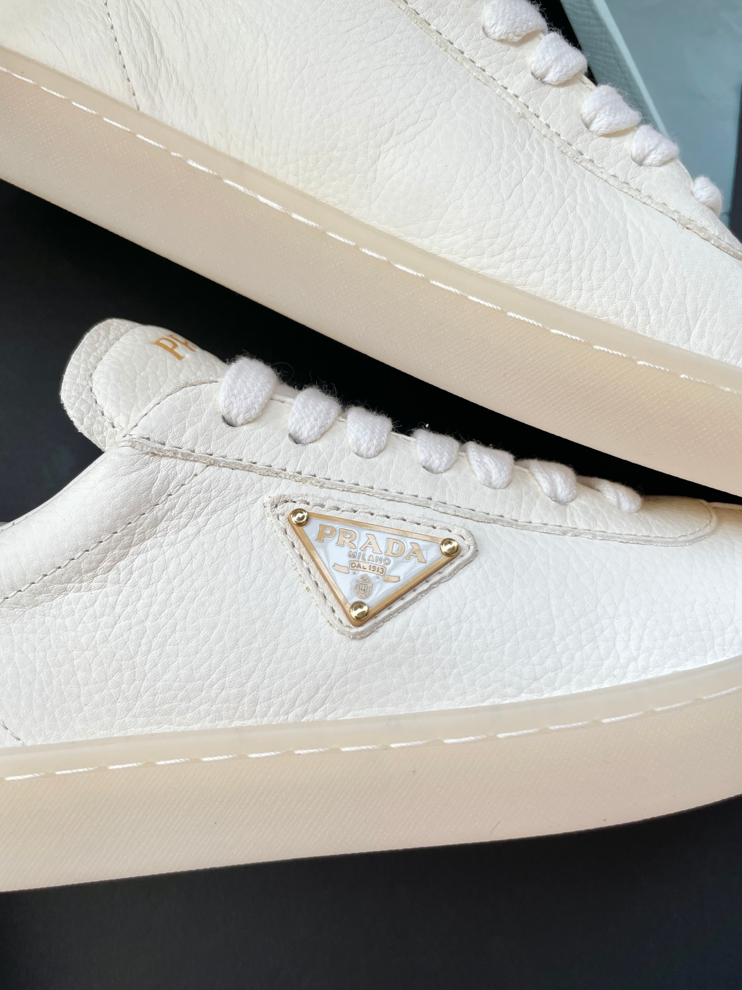 UA Prada Downtown nappa leather sneakers