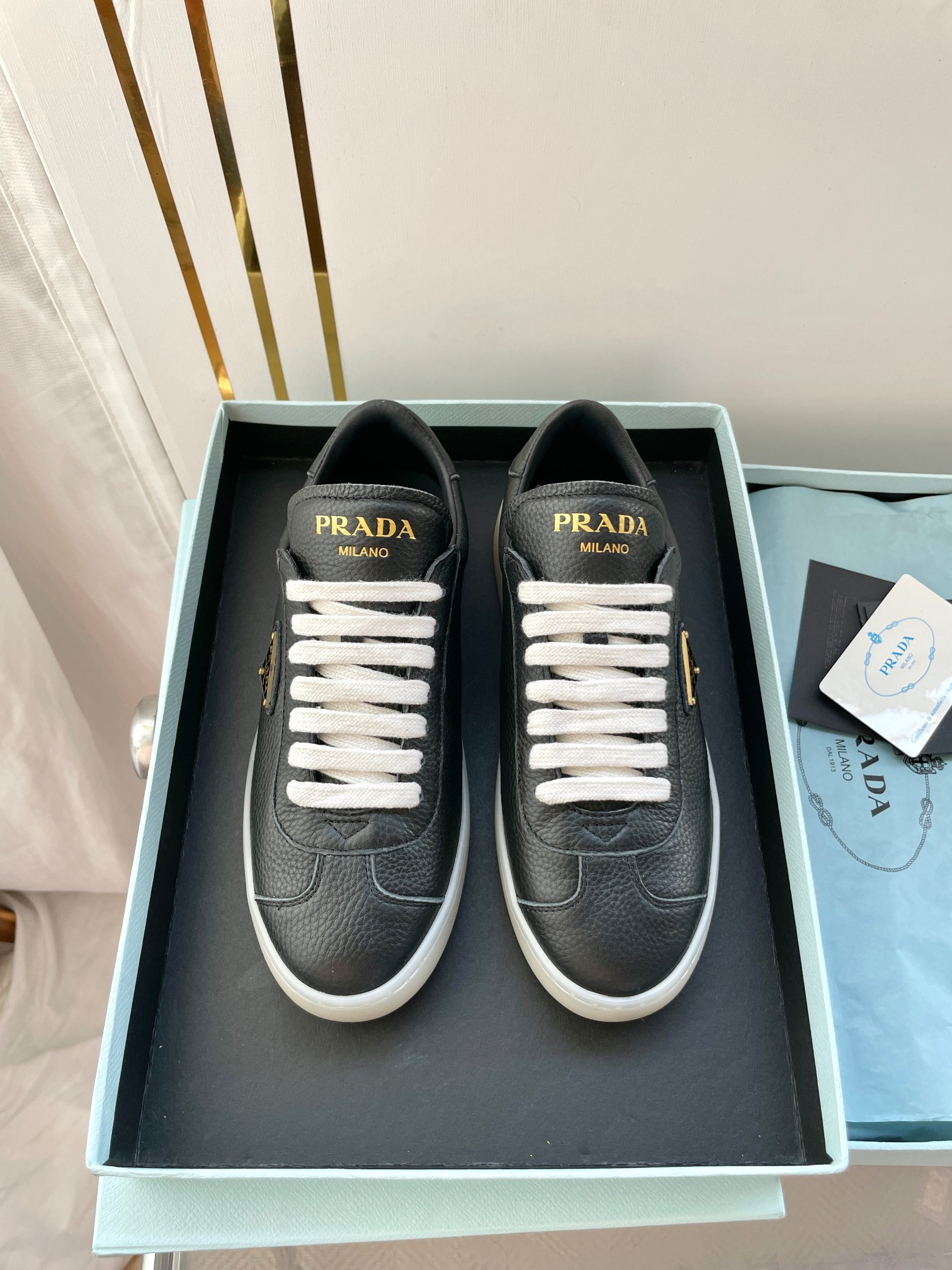 UA Prada Downtown nappa leather sneakers