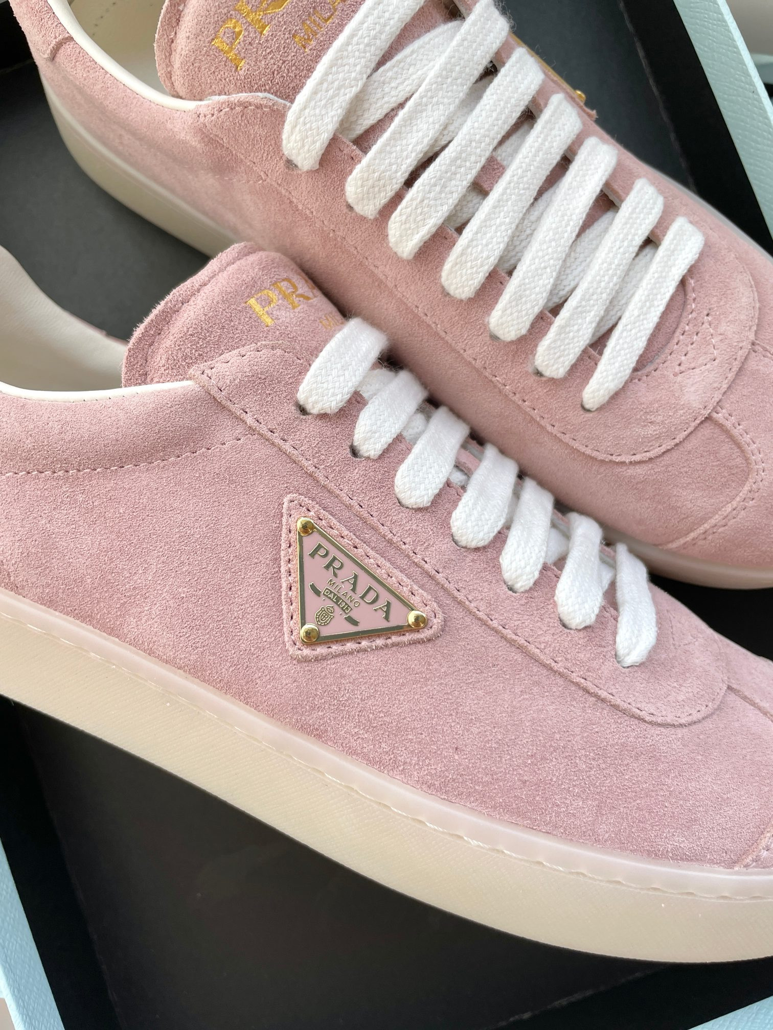 UA Prada Downtown nappa leather sneakers