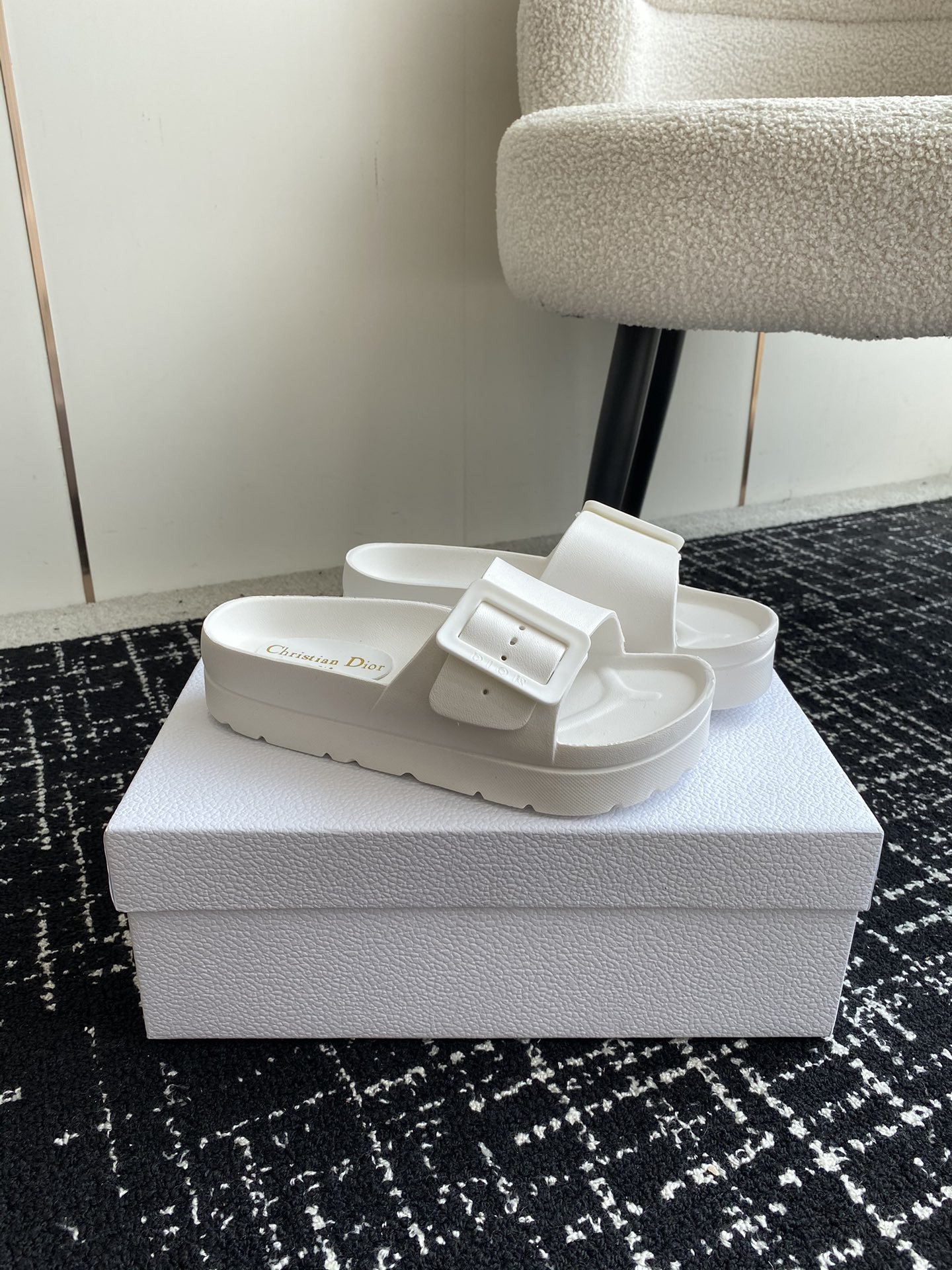 UA Dior Slide White