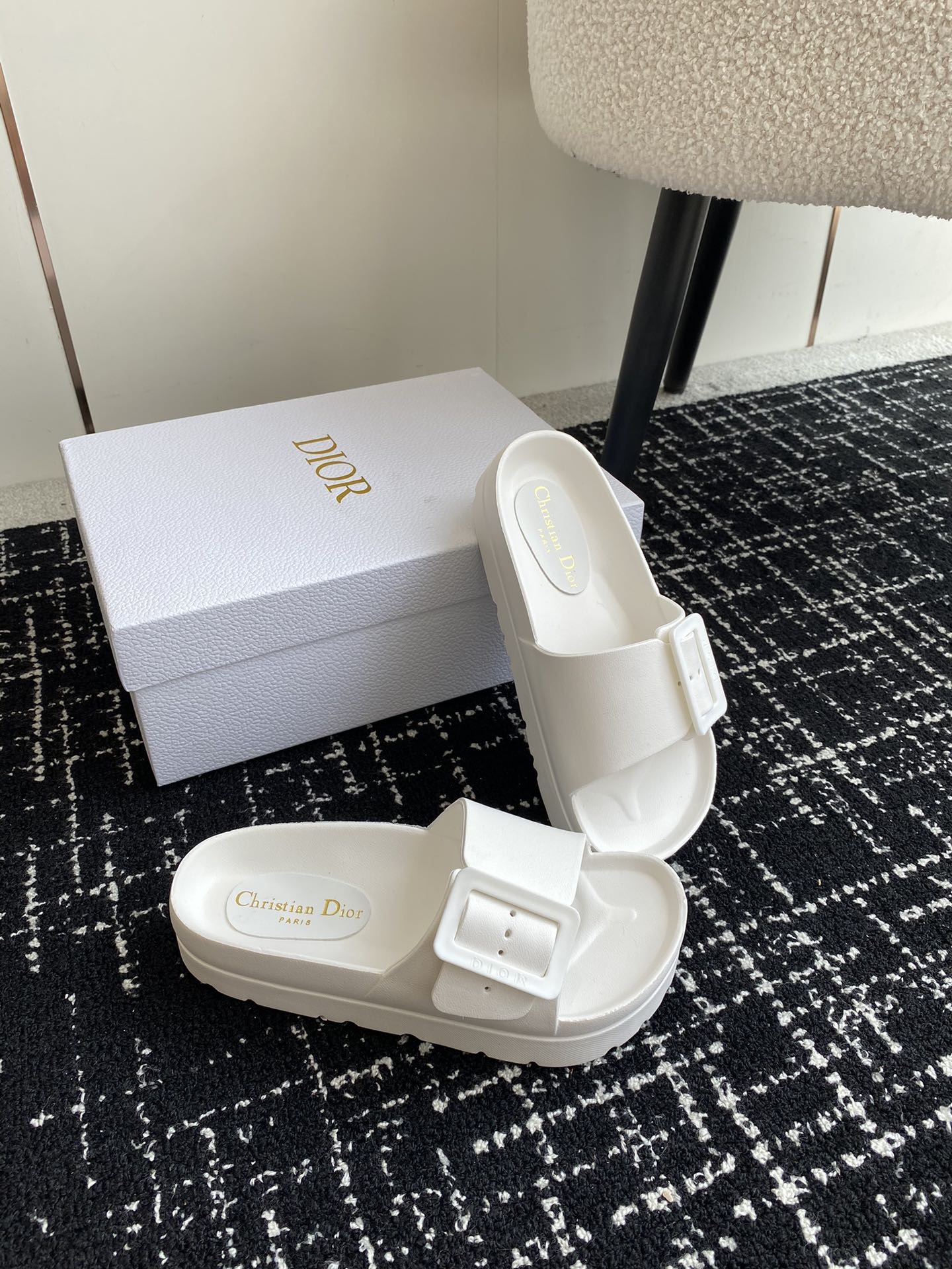 UA Dior Slide White