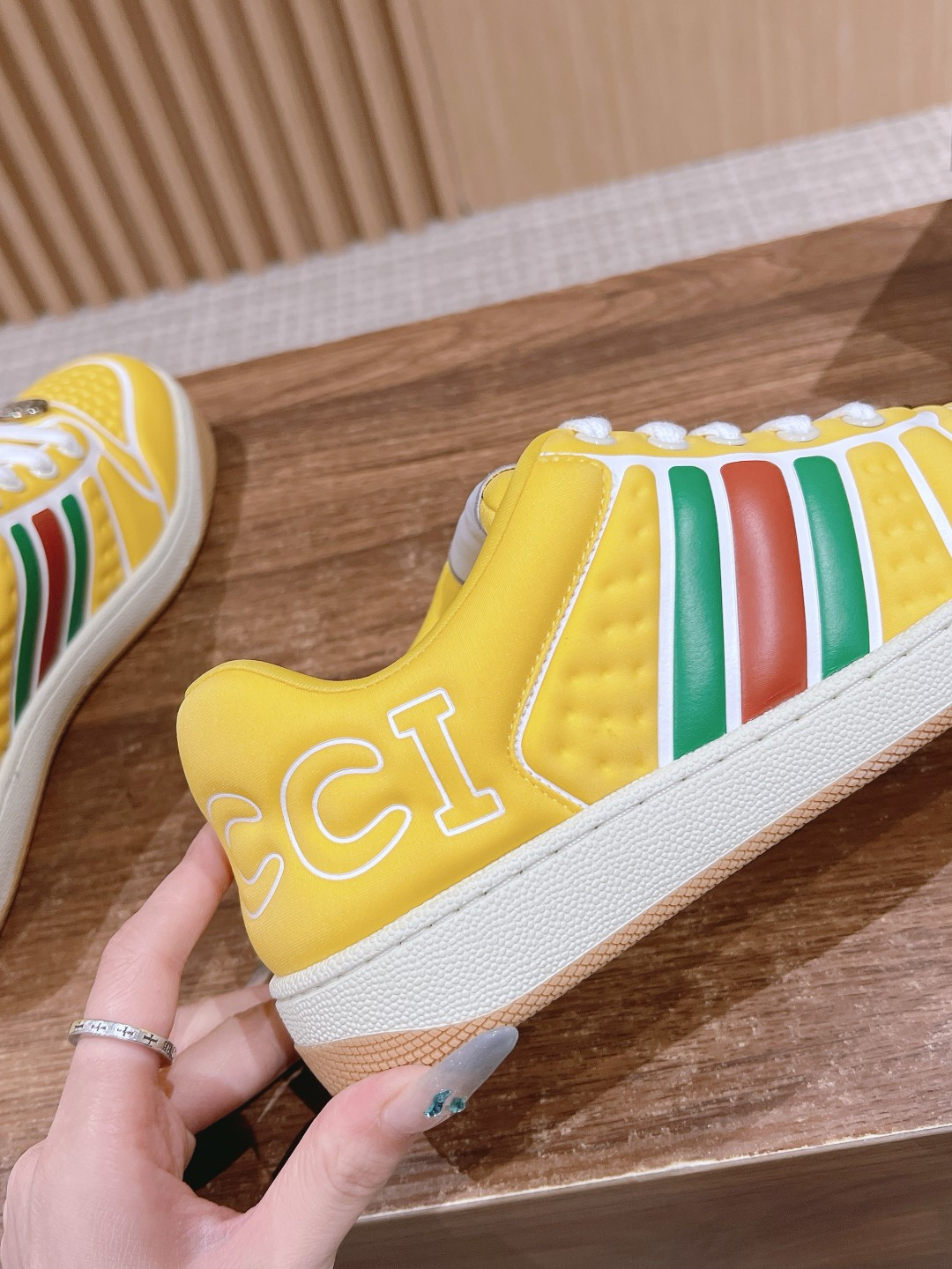 UA GUCCI SCREENER SNEAKER WITH WEB