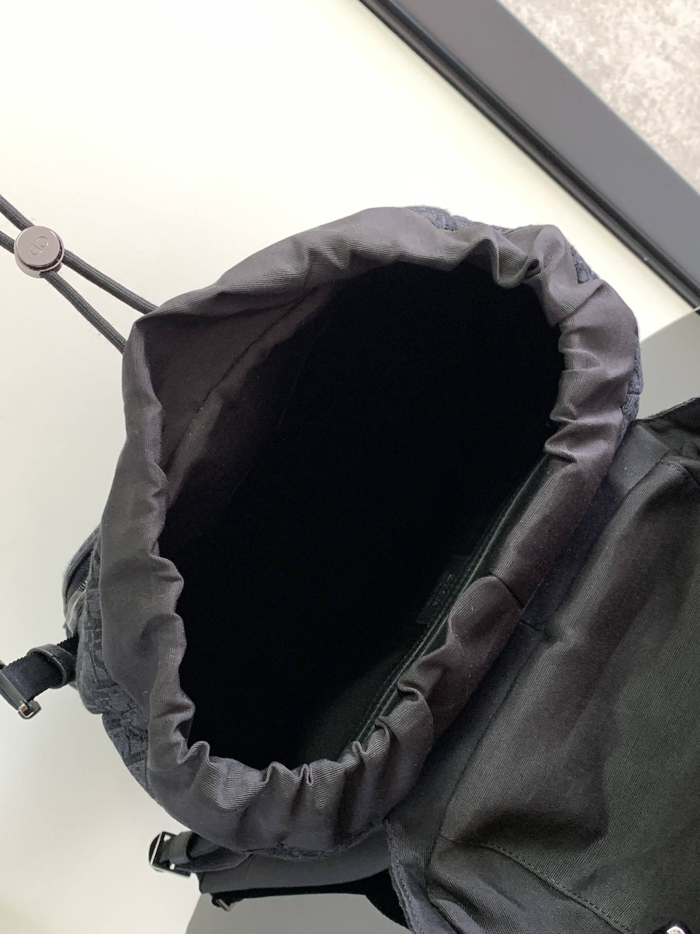 Dior 8 Backpack with Flap Black Dior Oblique Jacquard 31 x 48 x 16.5 cm