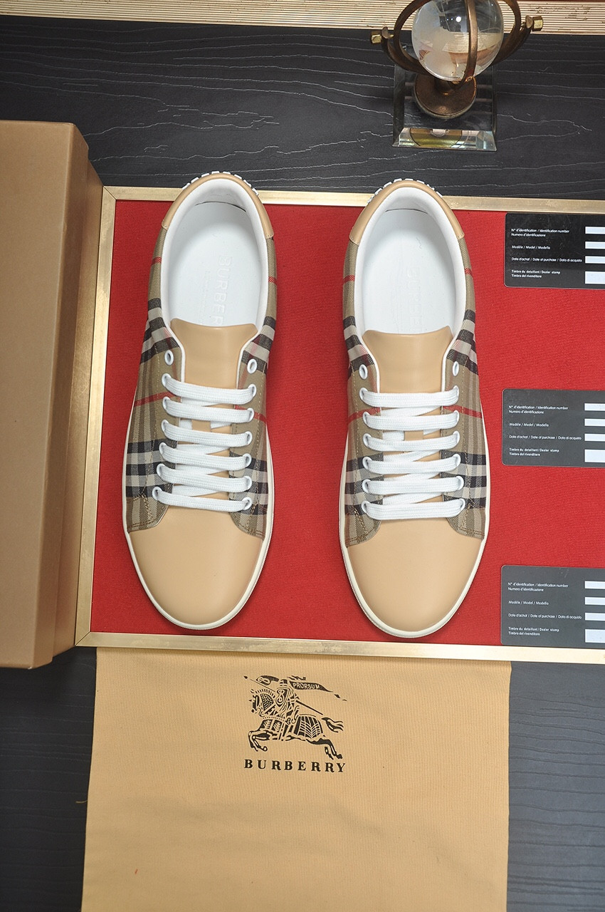UA Burberry Check Sneakers