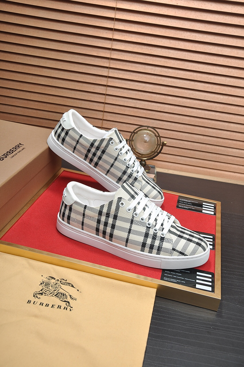 UA Burberry Check Sneakers