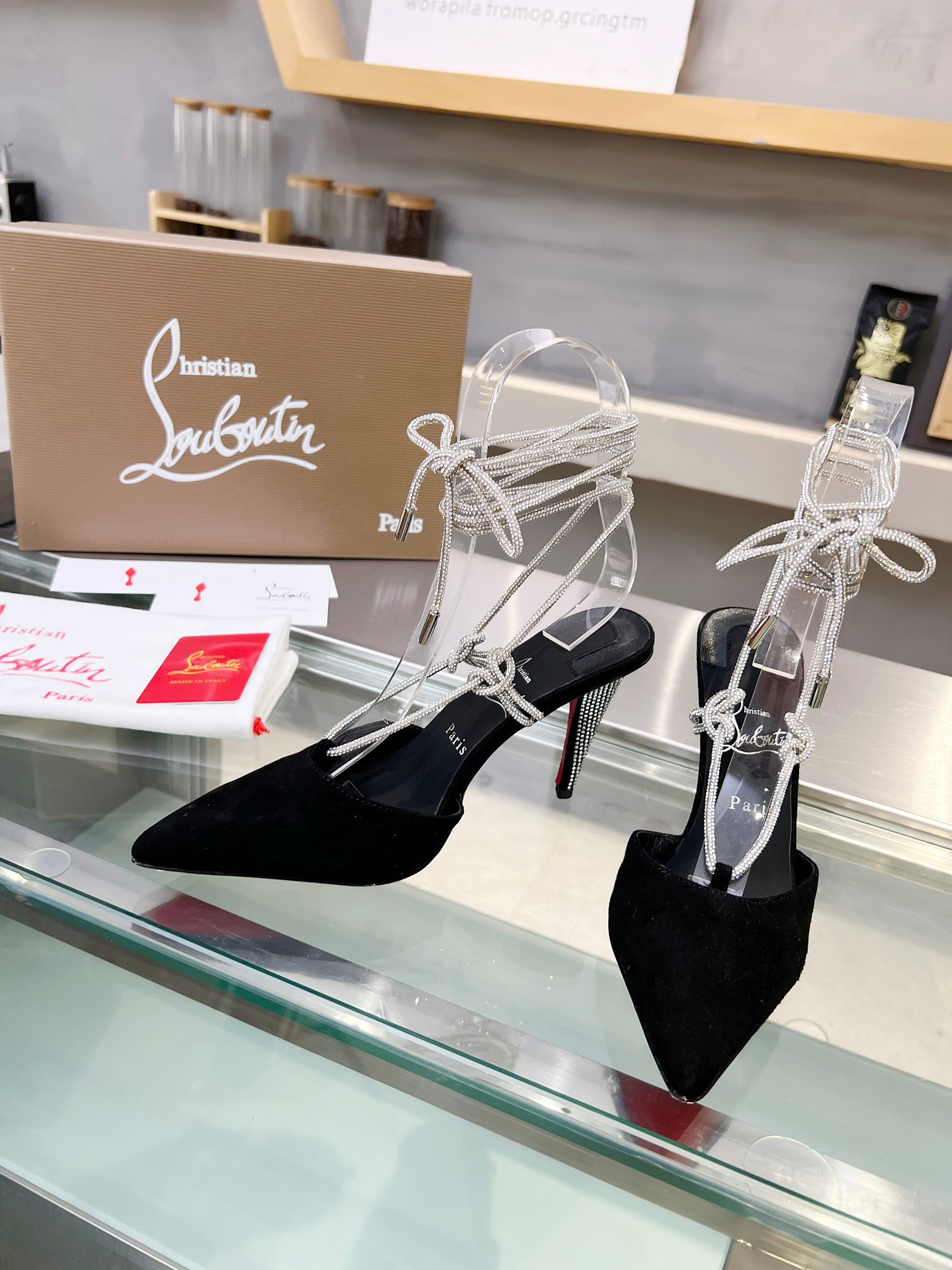 UA Christian Louboutin CL red-bottom shoes