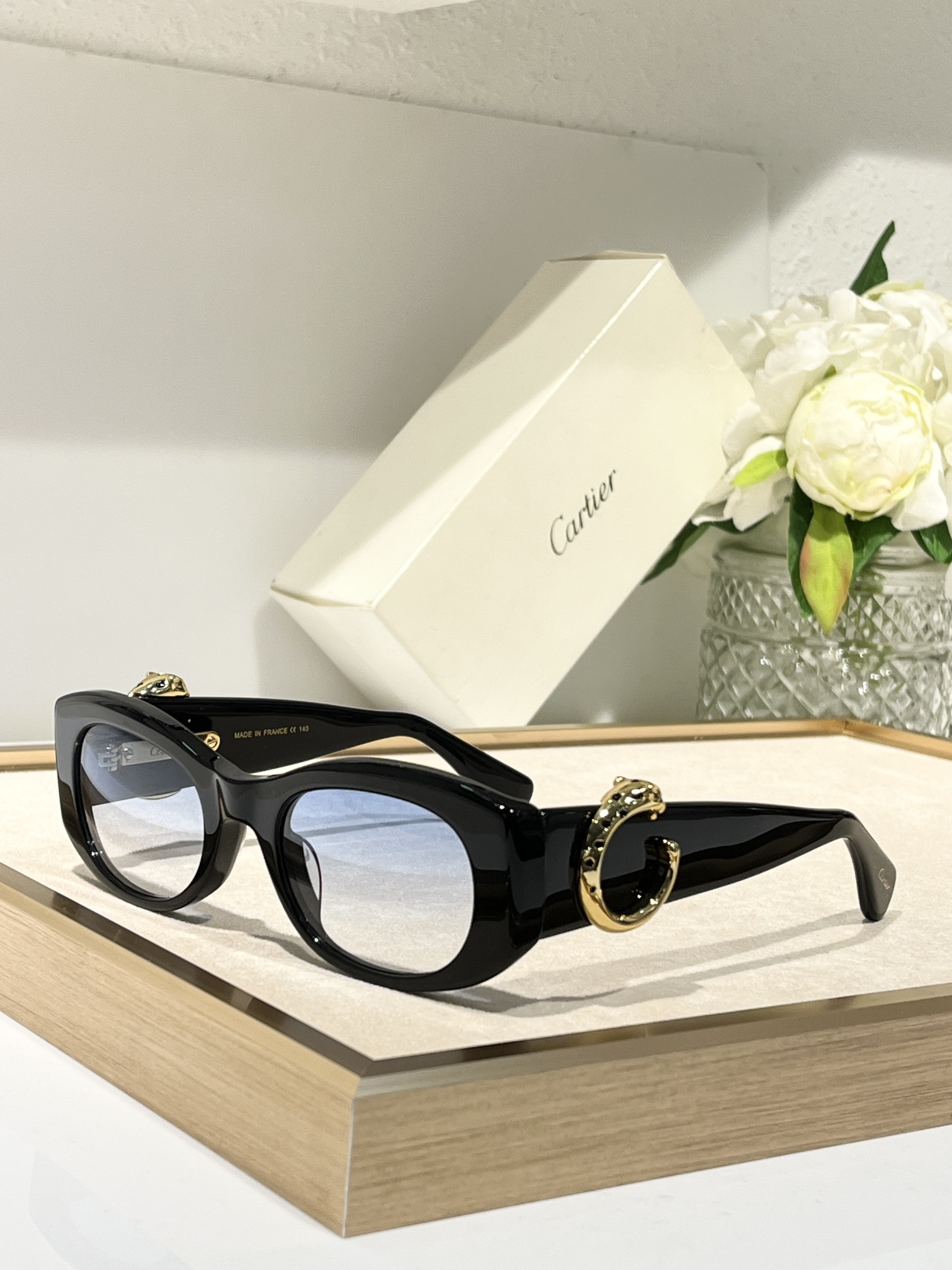 Cartier Glasses Narrow frame 51-21-145