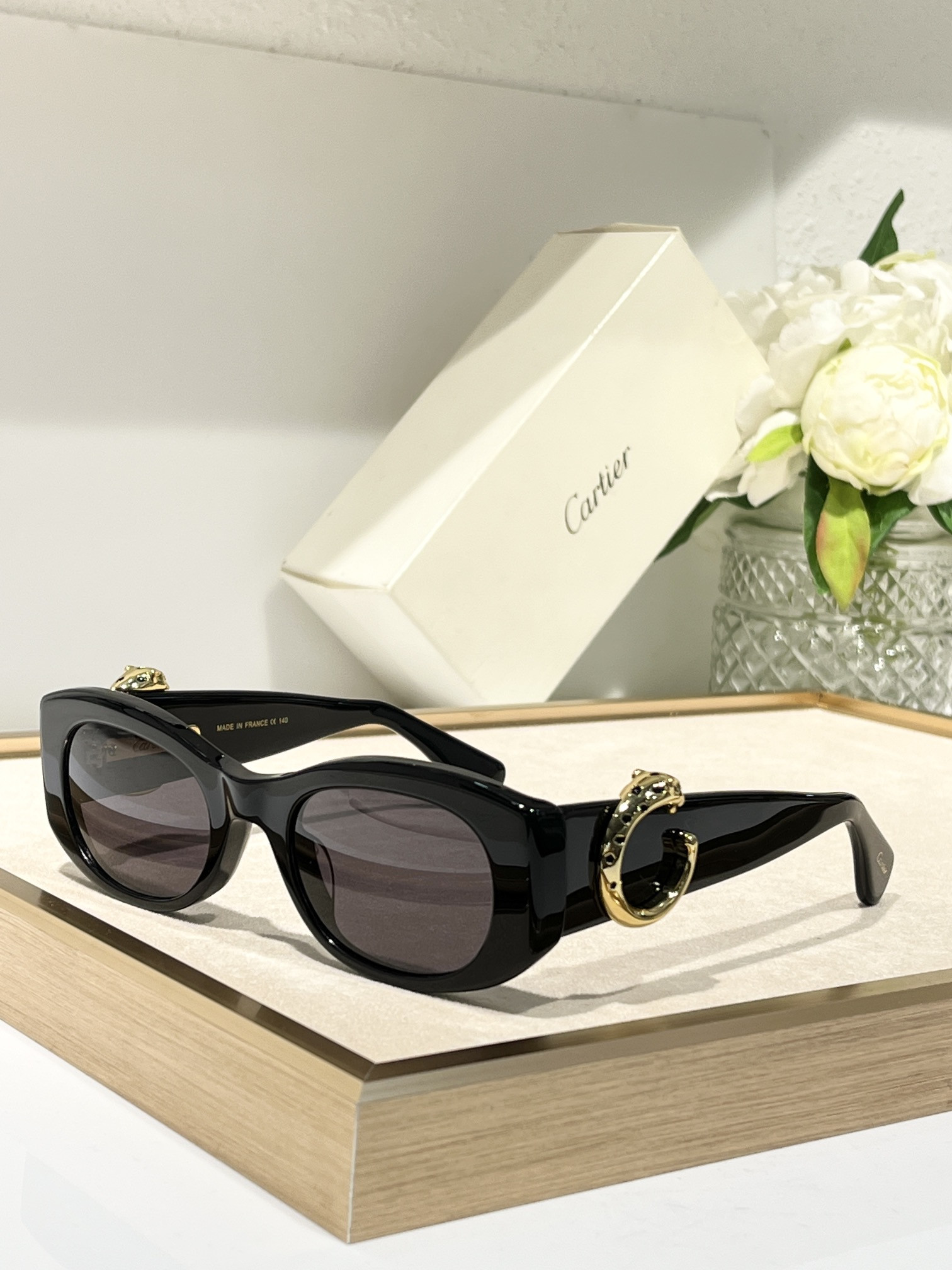 Cartier Glasses Narrow frame 51-21-145