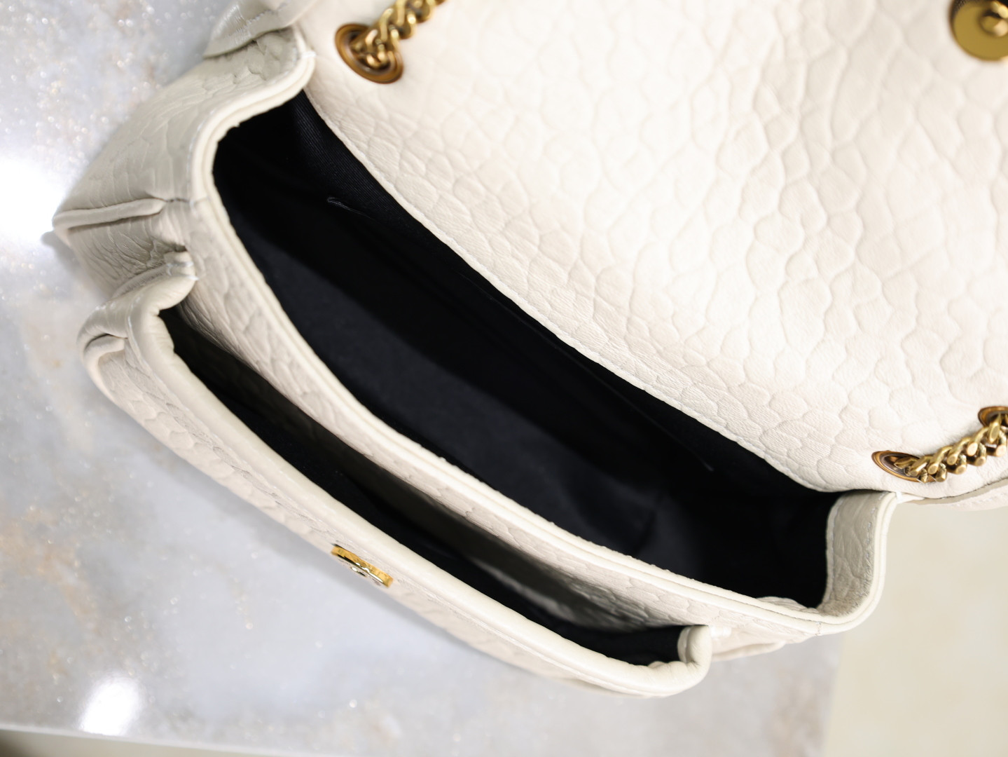 YSL Niki Mini in grained lambskin 828736 12.5x18x5cm