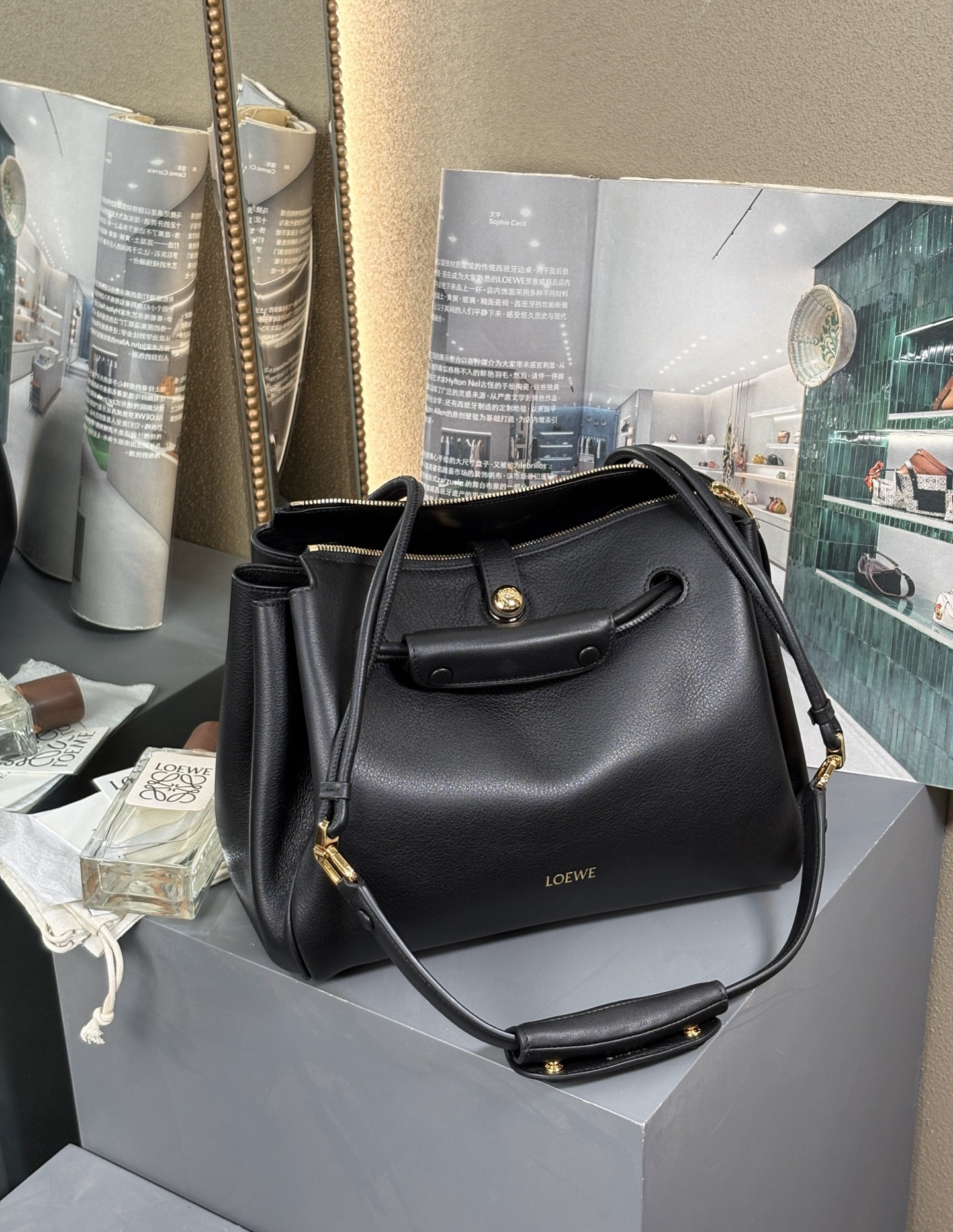 Loewe Medium Madrid bag in supple calfskin 28.5x11x23cm