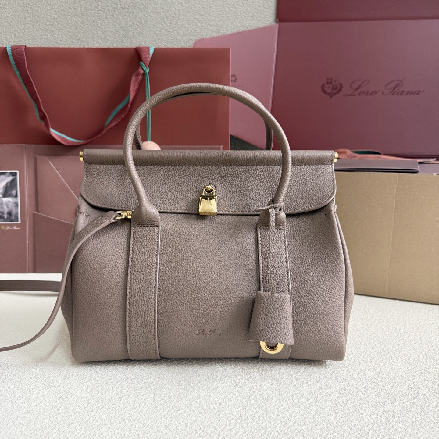 Loro Piana Loom L25 Calfskin 25x18x12.5cm