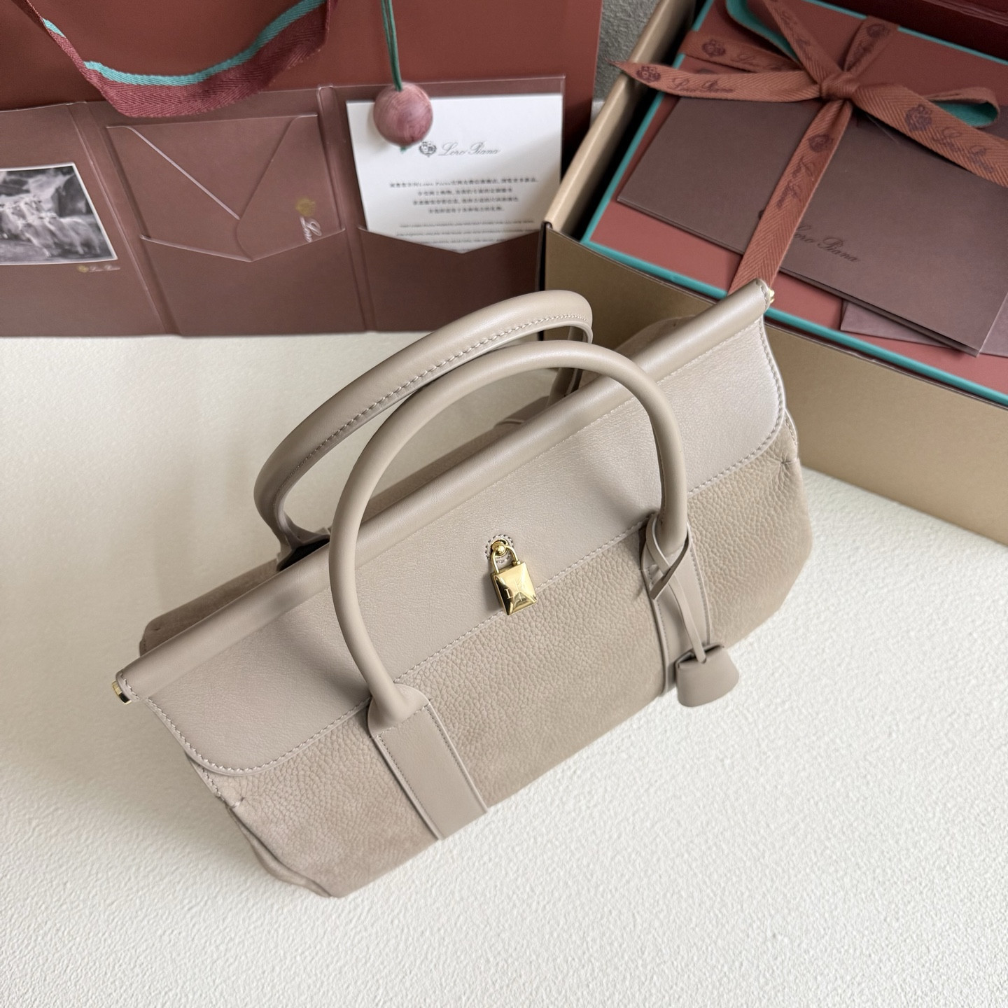 Loro Piana Loom L32 Calfskin 33x23x18cm