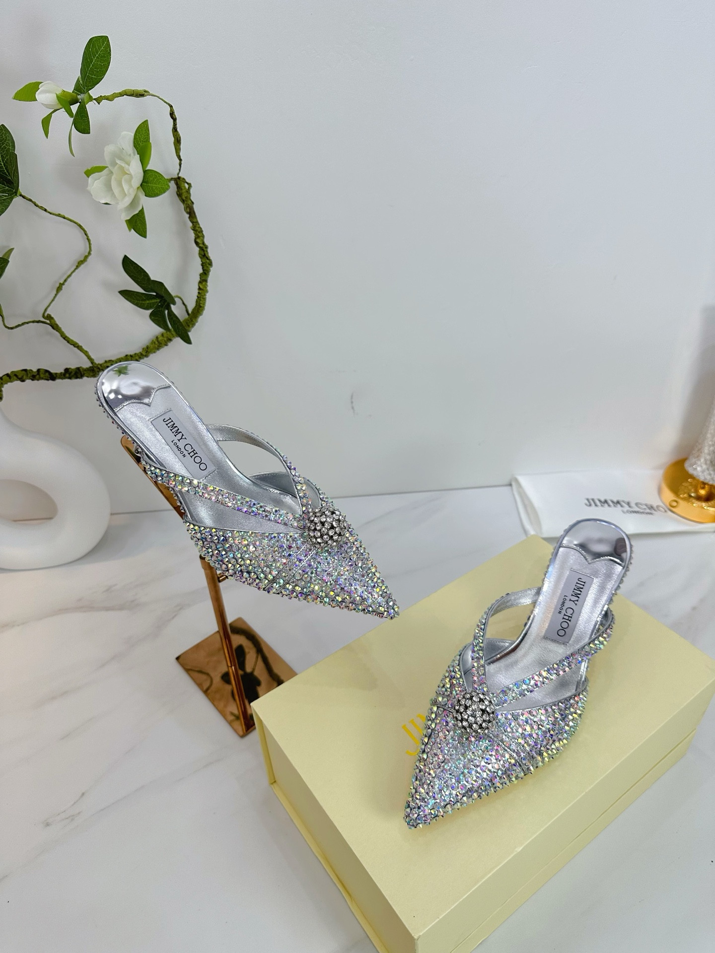 UA Jimmy Choo Sana Mule 6.5cm